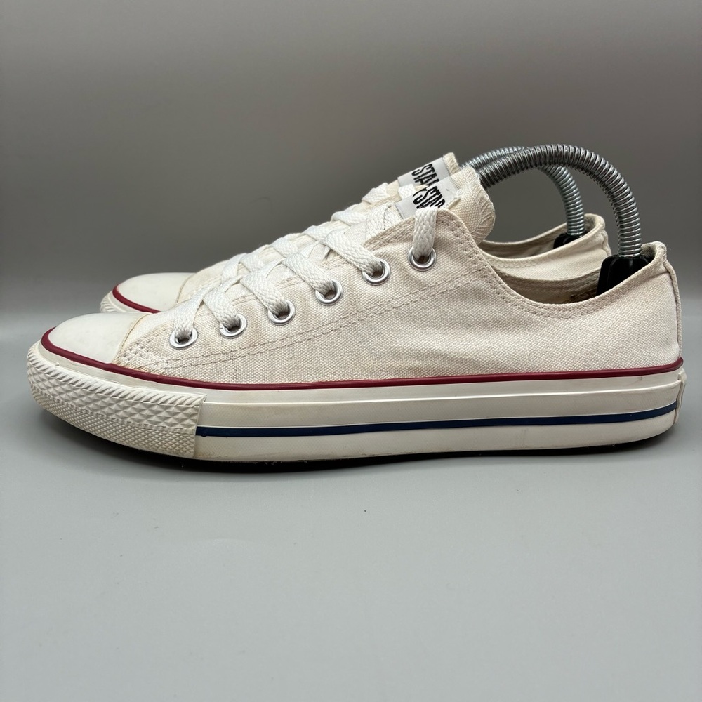 Converse Chuck Taylor All Star Low Sneakers Women’s 9 Optical White M7652 - Picture 3 of 8
